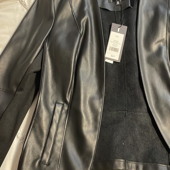 Suede/faux leather jacket - Picture 4 of 6